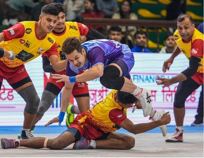 नेपाल कबड्डी लिगमा हिजो भएका खेलमा जनकपुर नाइट्स र विराटनगर ब्यान्डिट्स विजयी