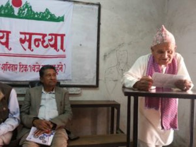 कविता वाचन गर्दागर्दै कवि आचार्यको निधन (कविता सहित)